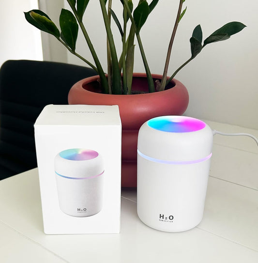 300ml Essential Oil Diffuser & Humidifier – Ultrasonic Cool Mist with Quiet Operation, LED Lights – Aromatherapy Air Freshener for Home, Office,Cars.